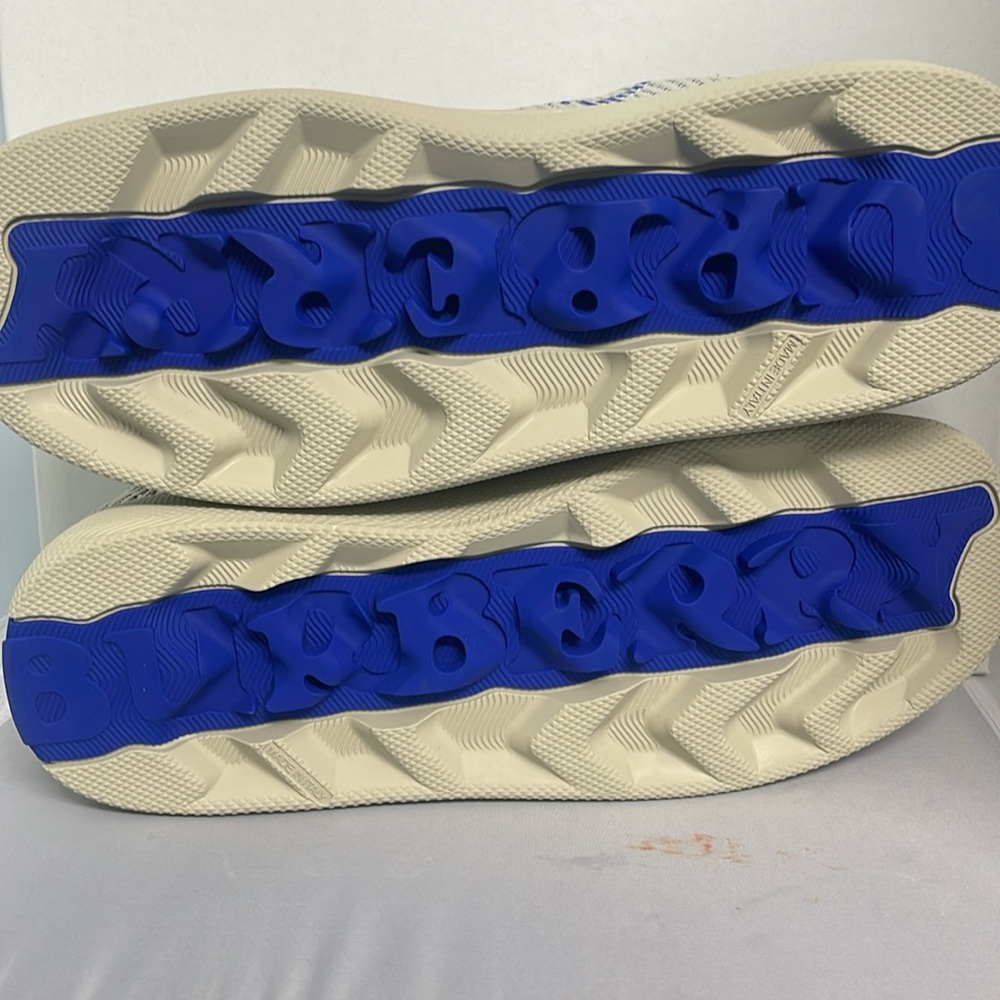 Brand new Burberry Box Check Knit Low-Top Sneakers 43 - Picture 10 of 13